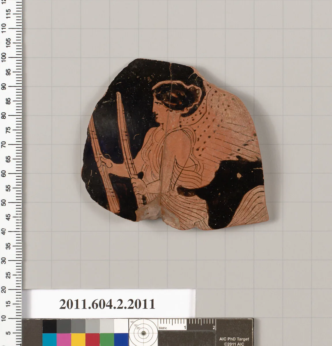 Terracotta fragment of an oinochoe: chous (jug) — Unknown
