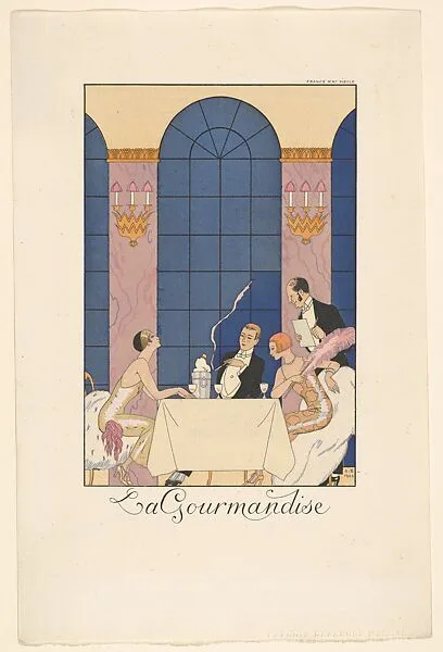 La Gourmandise — George Barbier