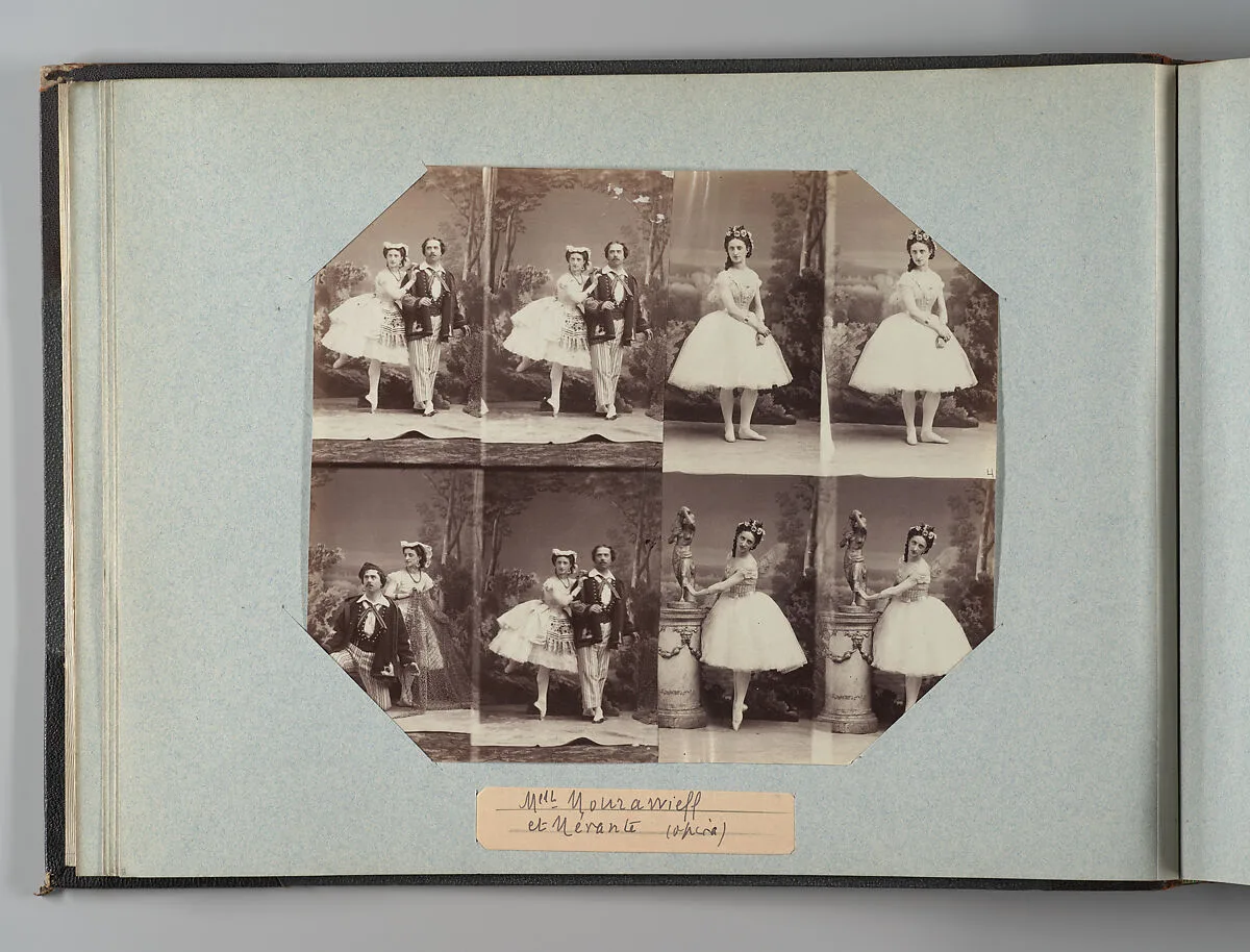 Mlle Mourawieff et Mérante — André-Adolphe-Eugène Disdéri