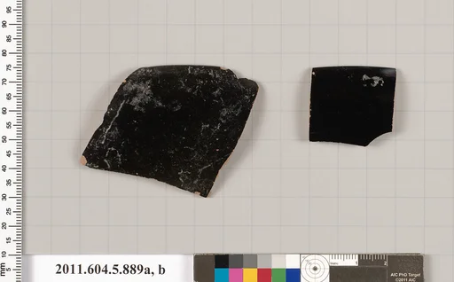 Terracotta rim fragments of kylikes (drinking cups)