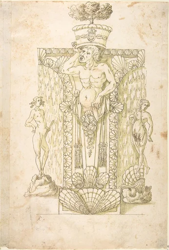 Design for a Wall Fountain
