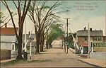 "Hyde's Crossing", Elm Street from Christian Hill, Stonington, Conn.