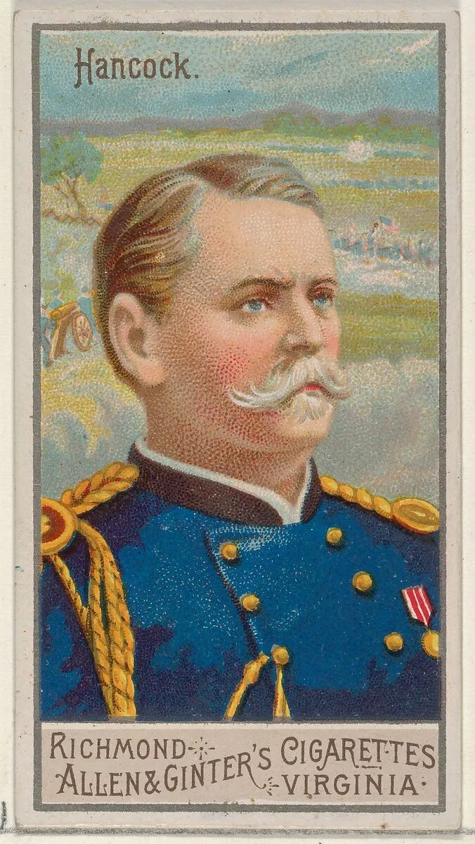Winfield Scott Hancock, from the Great Generals series (N15) for Allen & Ginter Cigarettes Brands — Allen & Ginter|George S. Harris & Sons