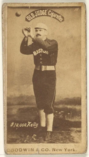 "$10,000" Kelly, Boston, from the Old Judge series (N172) for Old Judge Cigarettes