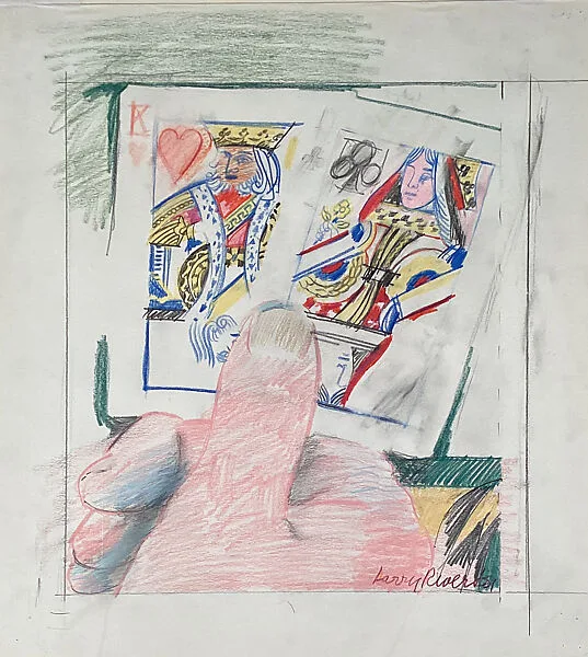 Pat Hand (King and Queen) — Larry Rivers