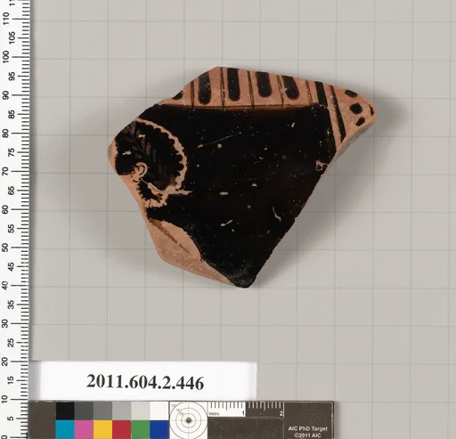 Terracotta fragment of a column-krater (bowl for mixing wine and water)