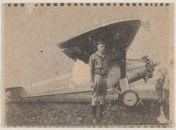 Charles Lindbergh and the Spirit of St. Louis from Film Frame strip cards (W500) — Unknown