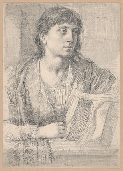 Study of a Woman with a Book — Charles Fairfax Murray