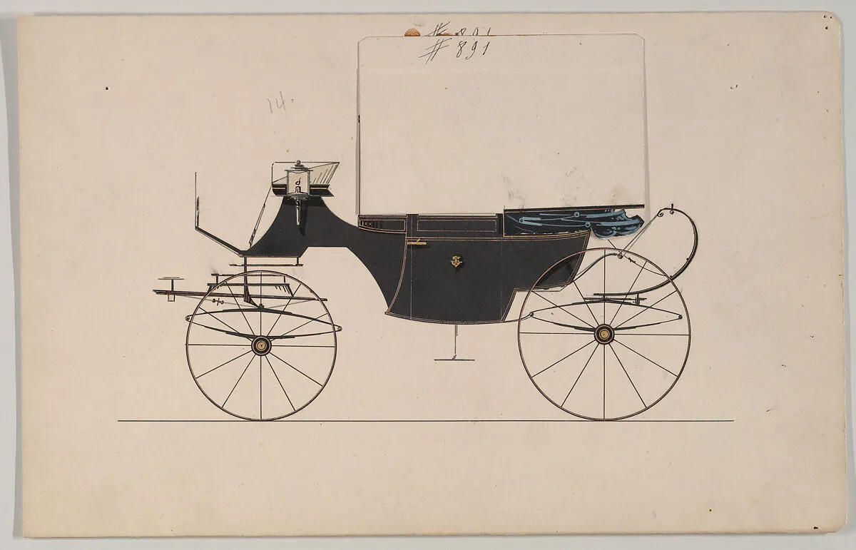 Design for Landaulet, no. 891 — Brewster & Co.