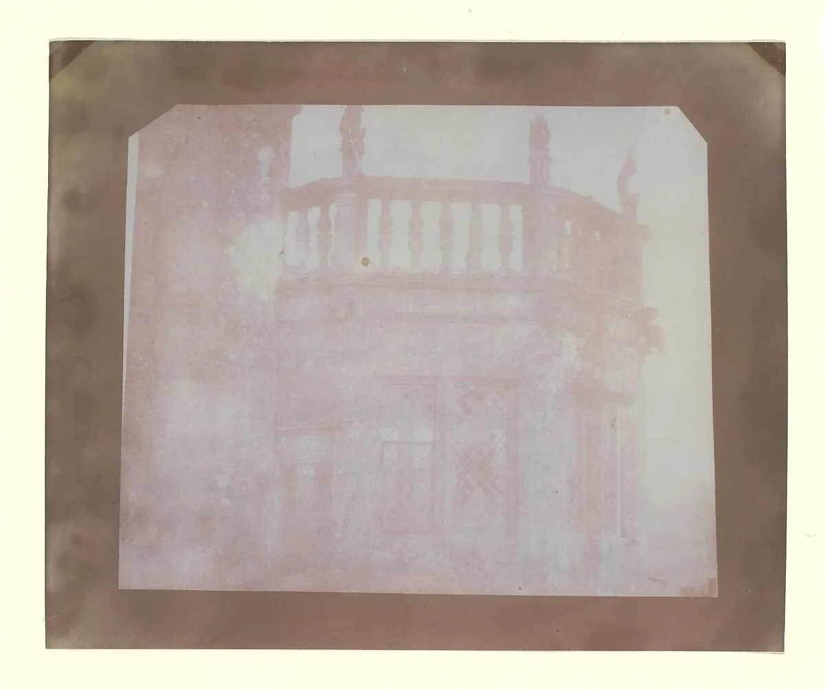 Top of Sharington's Tower, Lacock Abbey, Taken from the Roof above the South Gallery — William Henry Fox Talbot