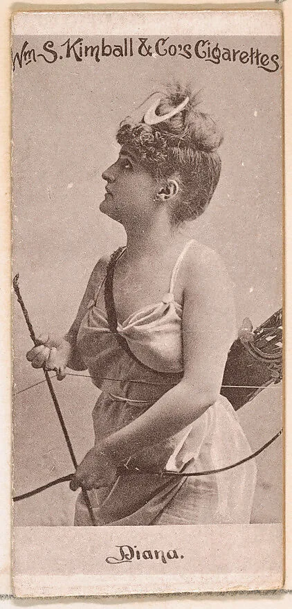 Miss Diana, from the Actresses series (N190) issued by Wm. S. Kimball & Co. — William S. Kimball & Company