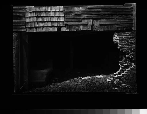 [View Underneath House Foundation, Truro, Massachusetts?]