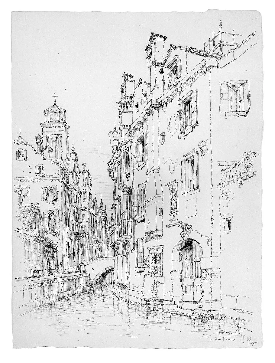 Ogni Santi e San Trovaso, Venice — Andrew Fisher Bunner