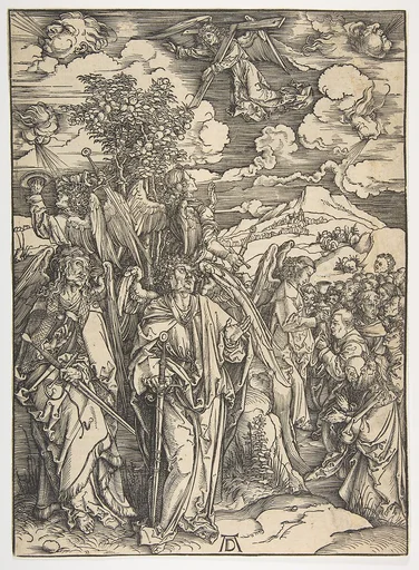 The Four Angels Holding the Winds, from "The Apocalypse", German Edition