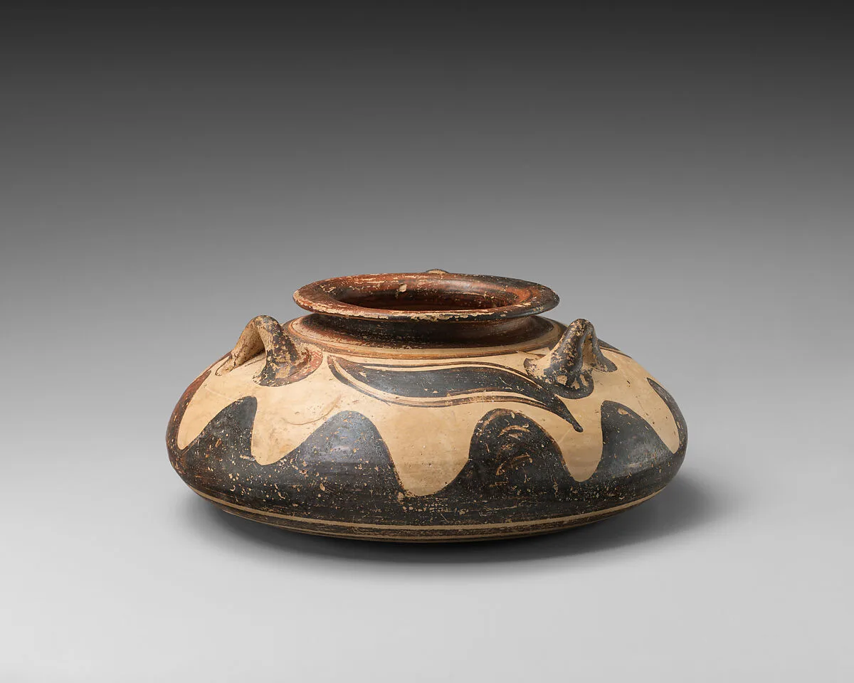 Terracotta squat jar — Unknown