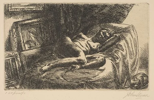 Nude on Studio Couch