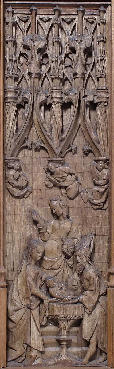 Panel with the Presentation in the Temple — Unknown