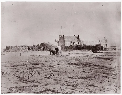 [Yellow House [also known as Yellow Tavern], Headquarters of the 6th Army Corps, Warren Station, in Front of Petersburg, Virginia]
