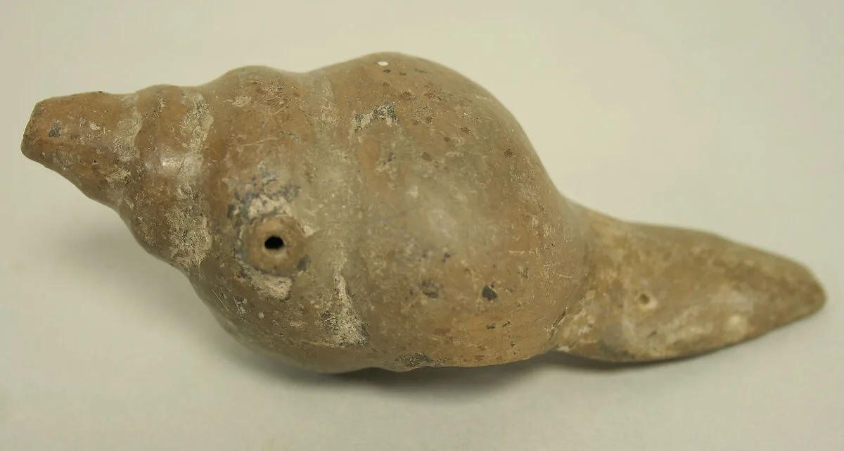 Ceramic Whistle in the Form of a Shell — Unknown