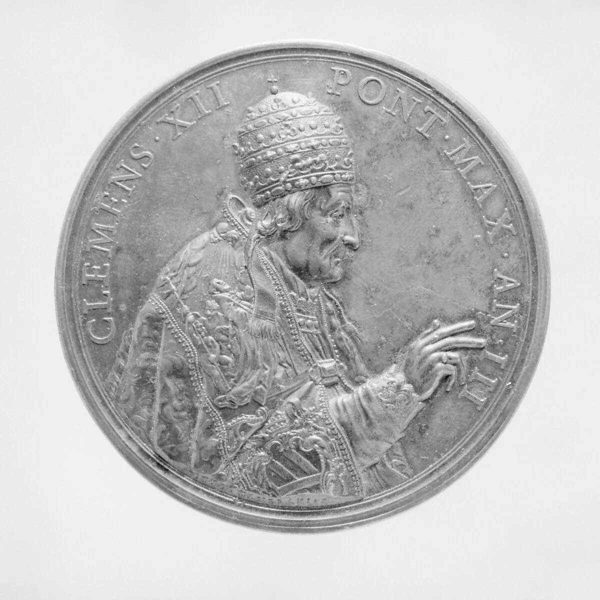 Clement XII (Lorenzo Corsini, 1652–1740, Pope 1730–60) — Ottone Hamerani