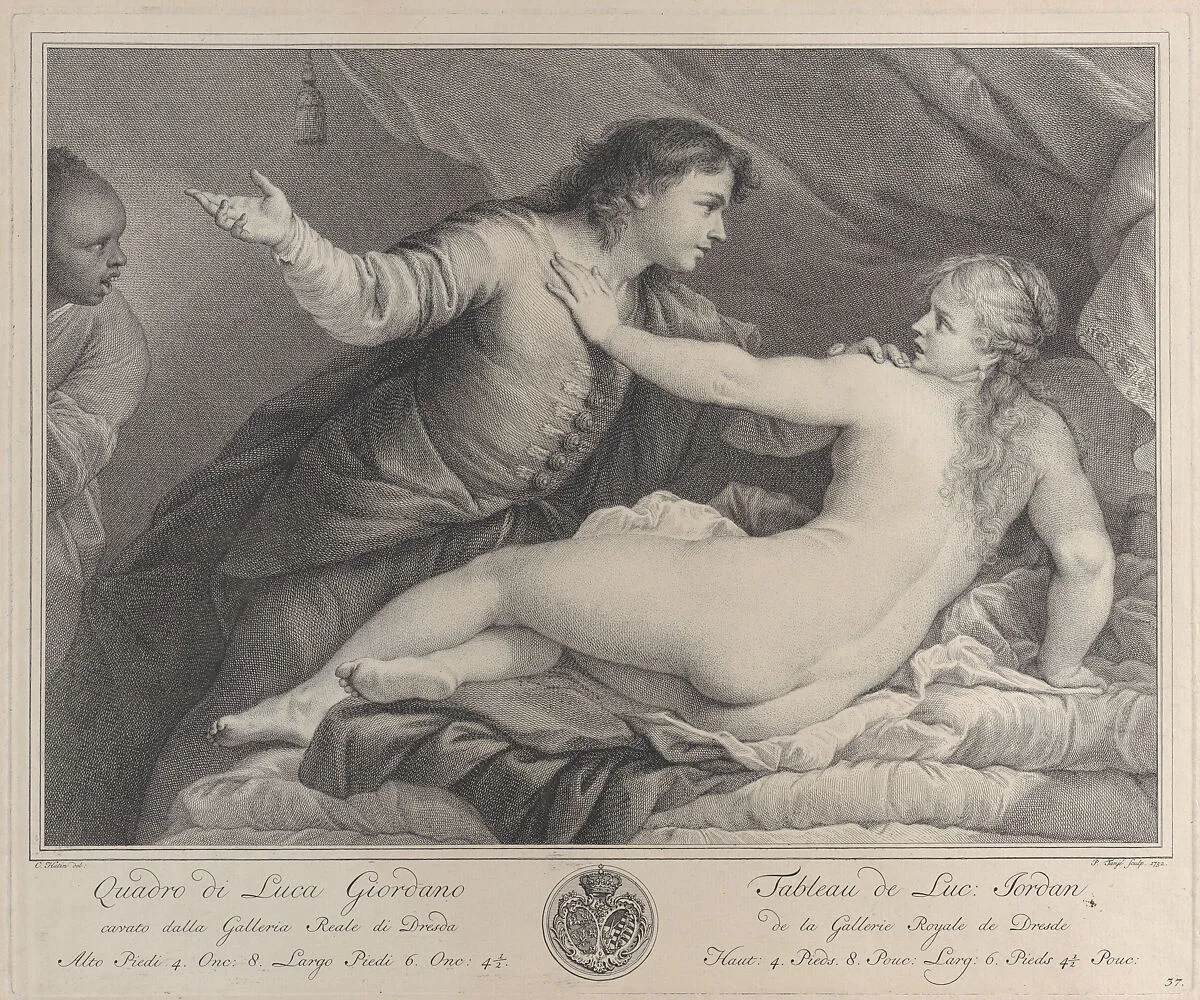 Tarquin and Lucretia — Luca Giordano|Charles Hutin|Pieter Tanjé