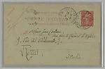 Documents concerning Parade: [Postcard from Satie to Cocteau, dated May 2, 1917]
