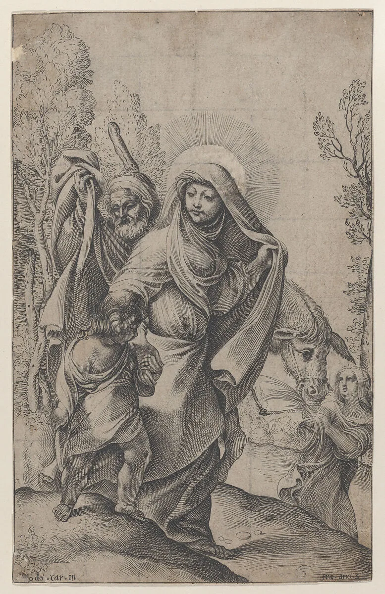 The Return from Egypt — Ludovico Carracci|Francesco Brizio