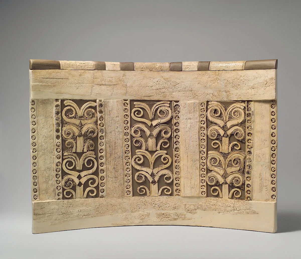 Panel with a tree pattern — Unknown