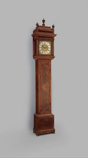 Longcase clock with calendar