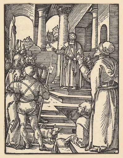 Christ before Pilate, from "The Small Passion"