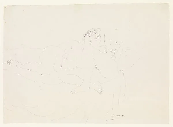 Two Nude Girls — Jules Pascin