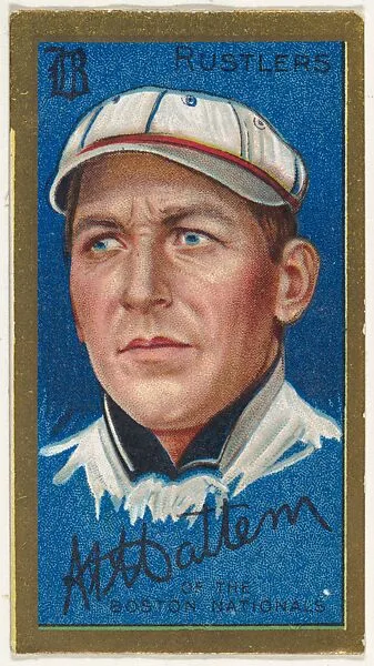 A.A. Mattern, Boston Rustlers, National League, from the "Baseball Series" (Gold Borders) set (T205) issued by the American Tobacco Company — American Tobacco Company