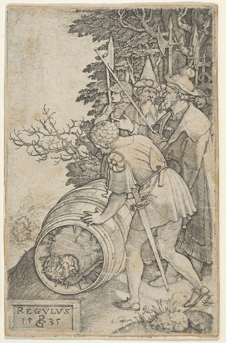 Copy of Attilius Regulus, from Roman Heroes — Georg Pencz