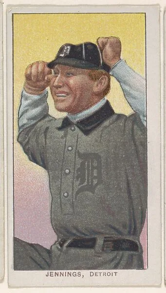 Jennings, Detroit, American League, from the White Border series (T206) for the American Tobacco Company — American Tobacco Company