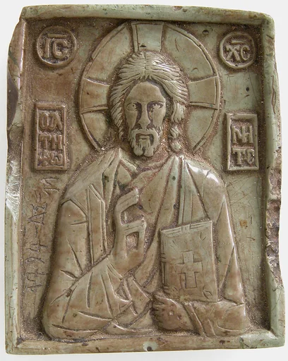Icon with Christ Pantokrator