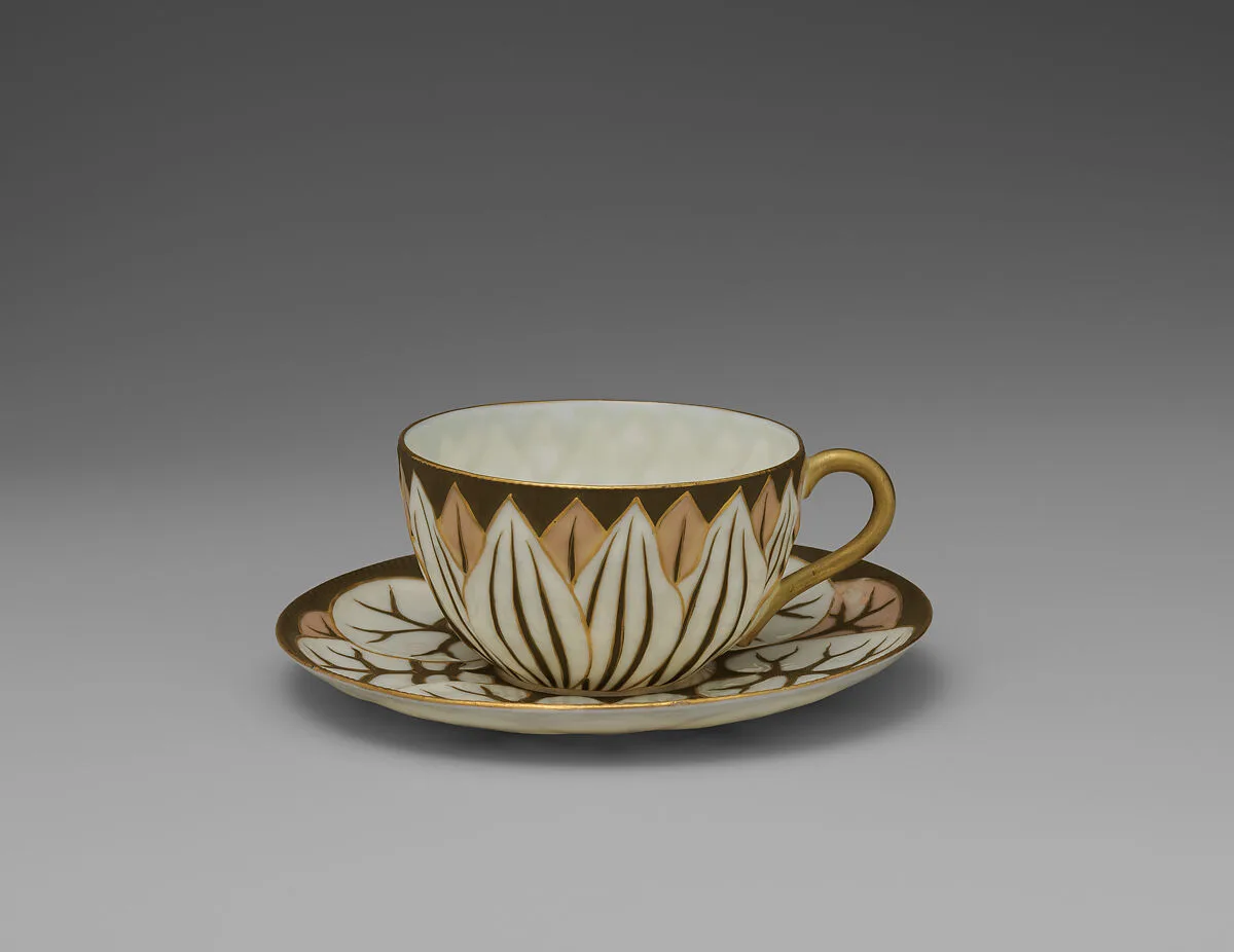 Cup and saucer — Ott and Brewer