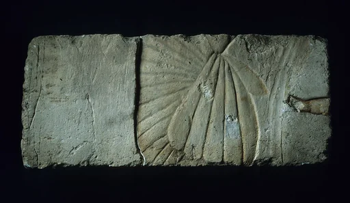 Relief with official and footrest (?)