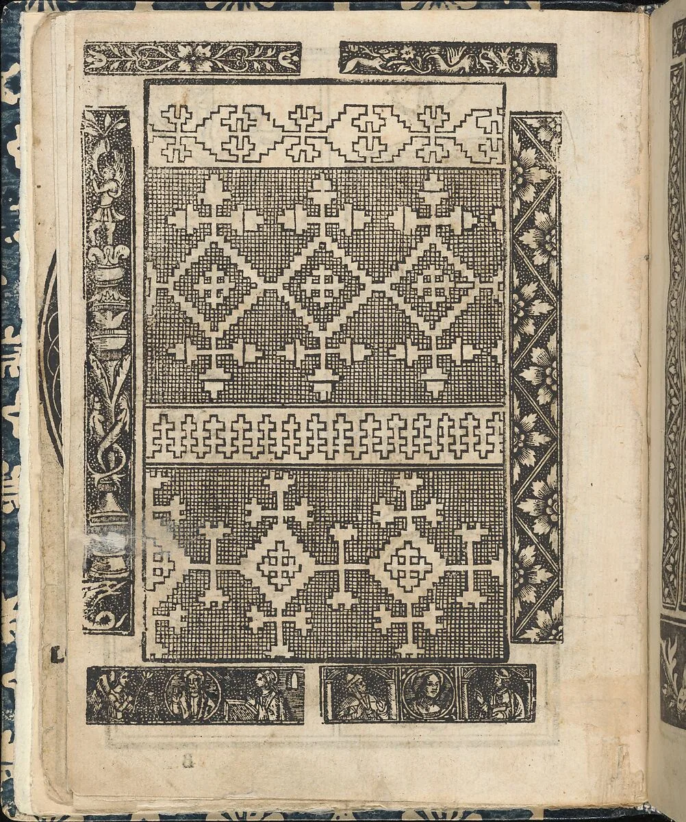 Essempio di recammi, page 9 (verso) — Giovanni Antonio Tagliente|Giovanni Antonio di Nicolini da Sabio e i fratelli
