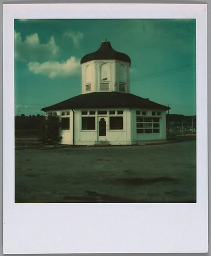 [Hexagonal Roadside Building]