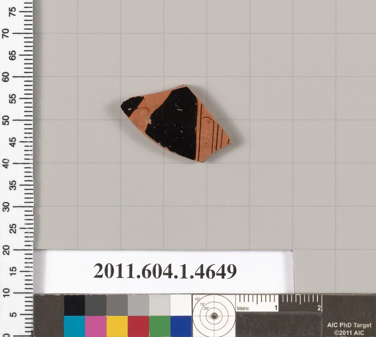 Terracotta fragment of a kylix (drinking cup) — Unknown