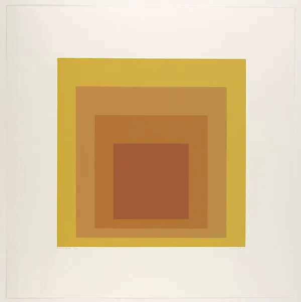 Golden Gate from the Soft Edge–Hard Edge portfolio — Josef Albers