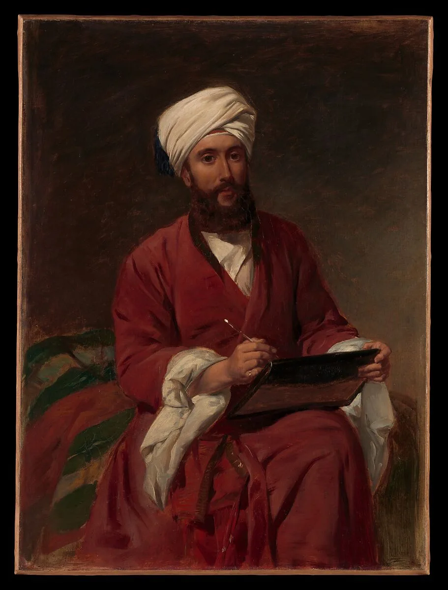 William Edward Dighton (1822–1853) in Middle Eastern Dress — Frederick Goodall