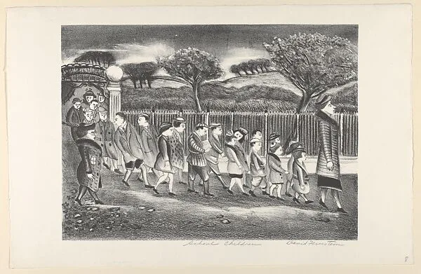 School Children — David Feinstein|WPA