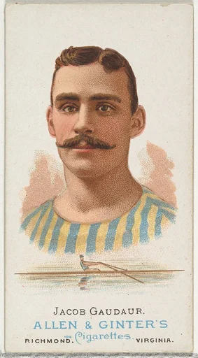Jacob Gaudaur, Oarsman, from World's Champions, Series 1 (N28) for Allen & Ginter Cigarettes