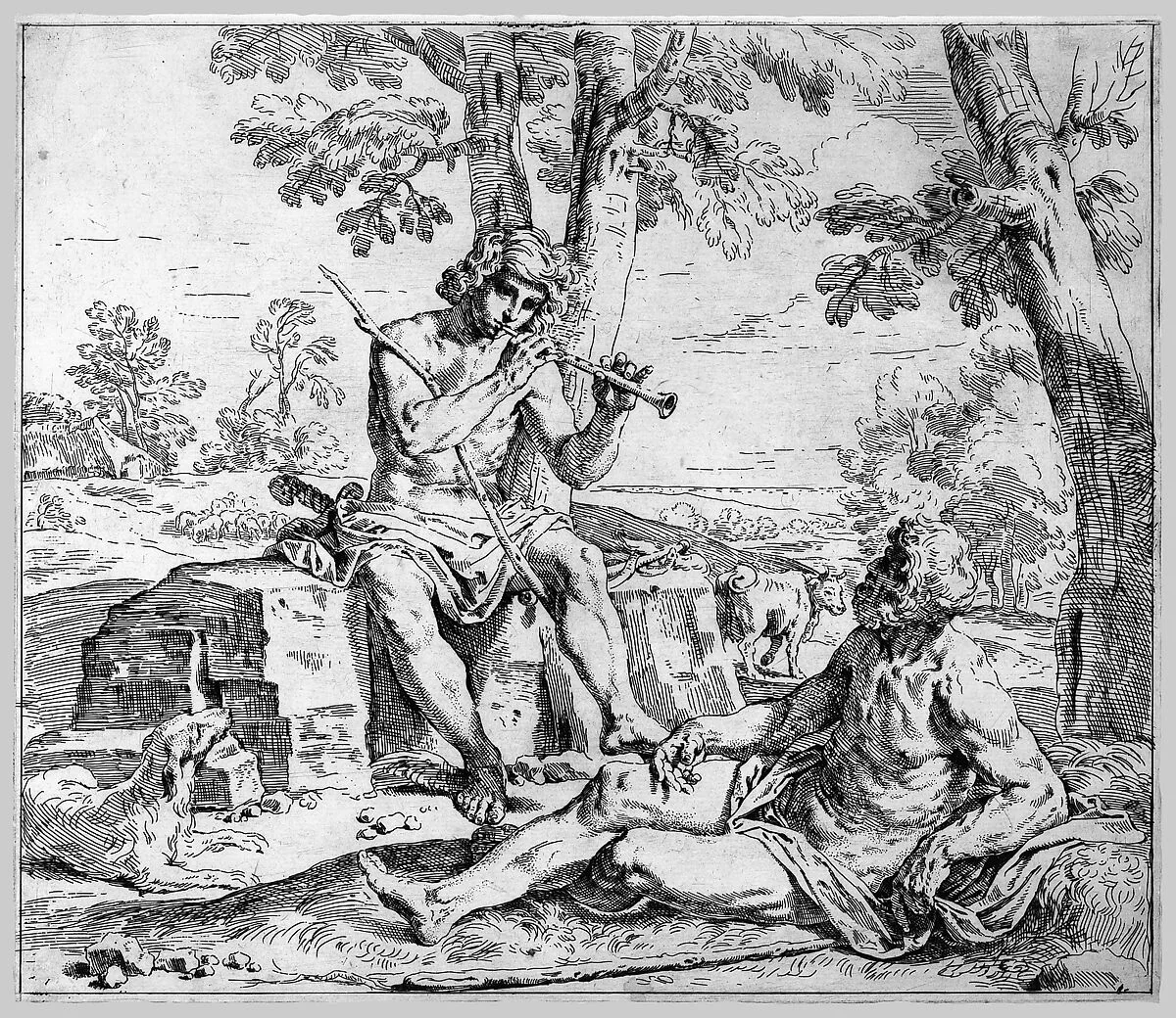 Scrapbook Containing Italian Etchings of the 17th and 18th Centuries — Unknown