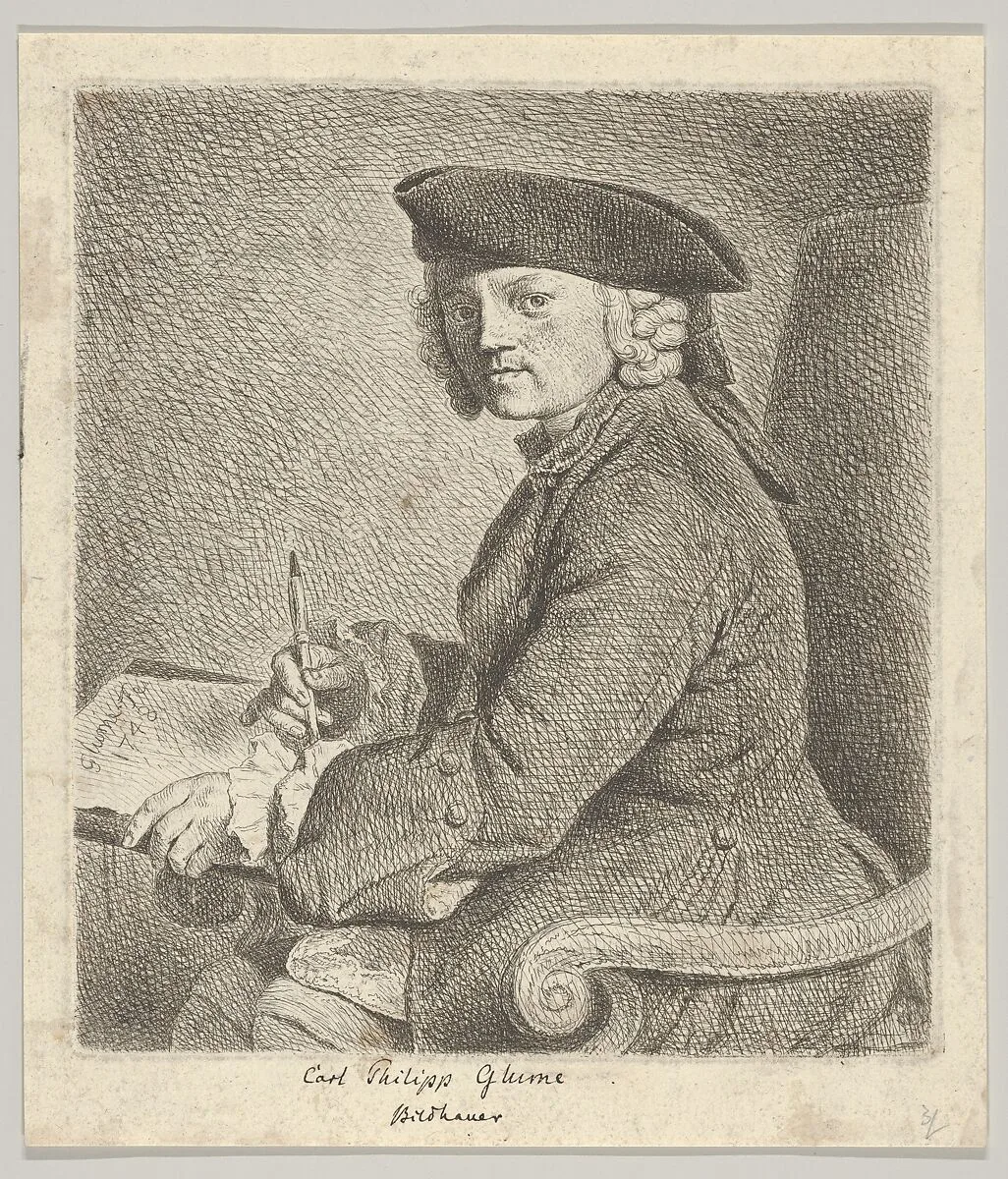 Carl Philipp Glume, the Artist's Brother — Johann Gottlieb Glume|Carl Philipp Glume
