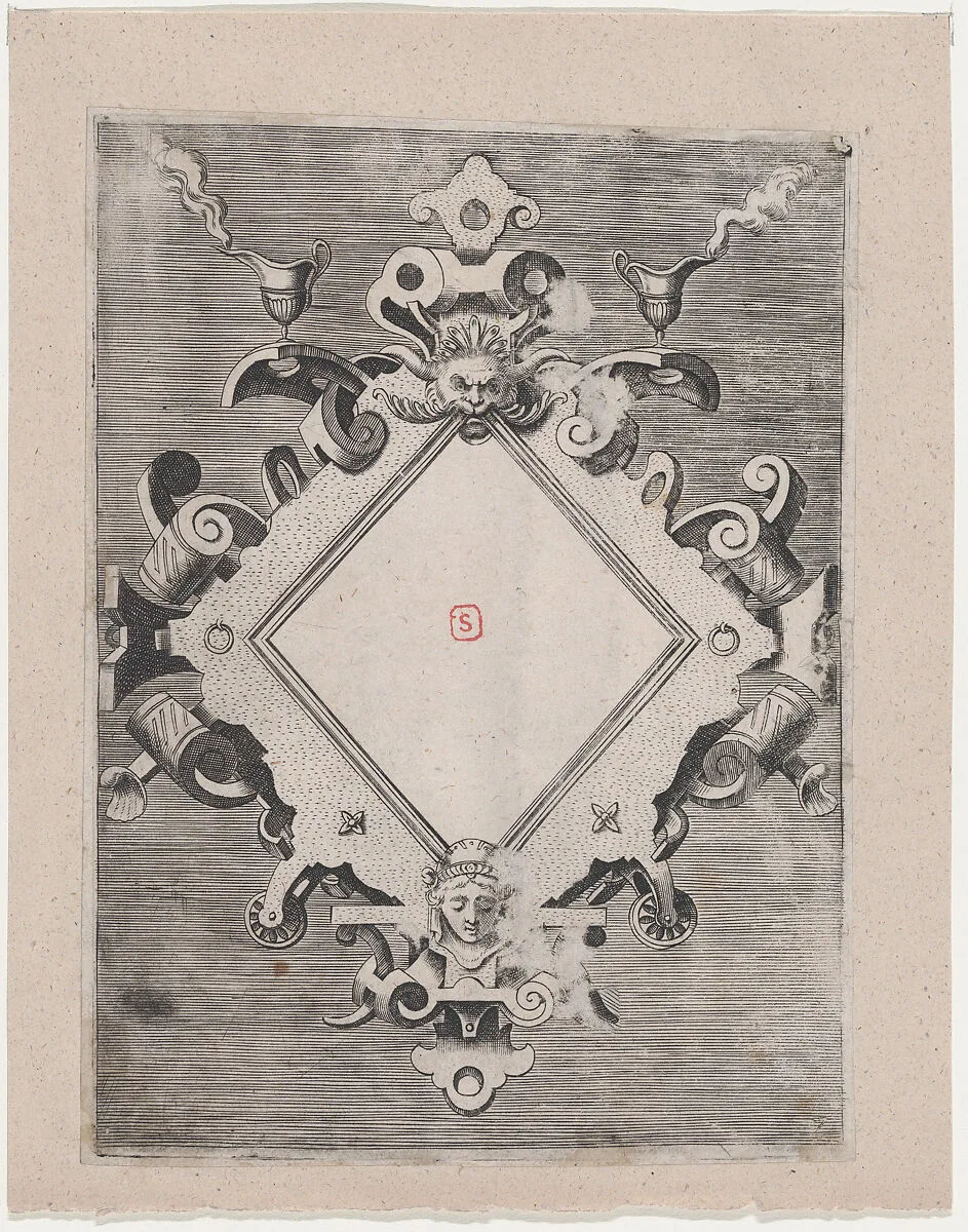 Diamond-shaped Cartouche — Hans Vredeman de Vries