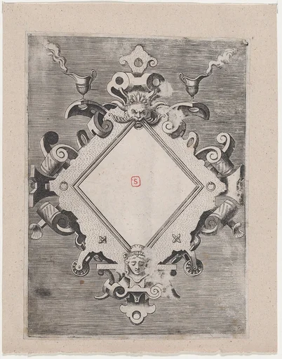 Diamond-shaped Cartouche