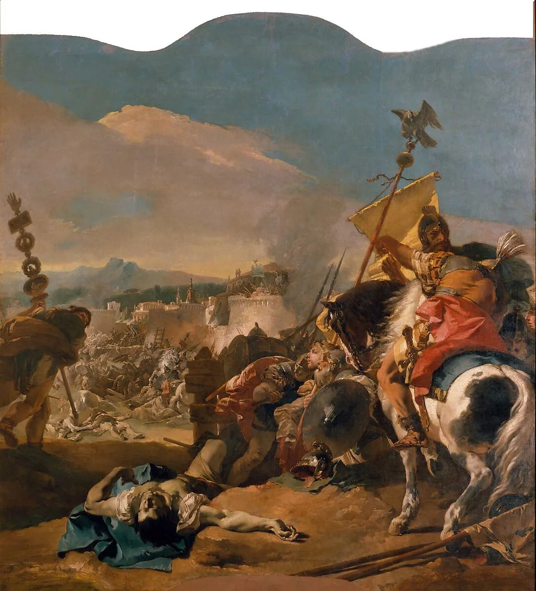 The Capture of Carthage — Giovanni Battista Tiepolo