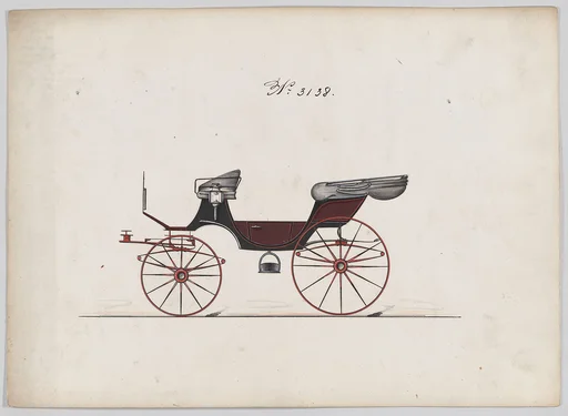 Design for Cabriolet Phaeton, no. 3138